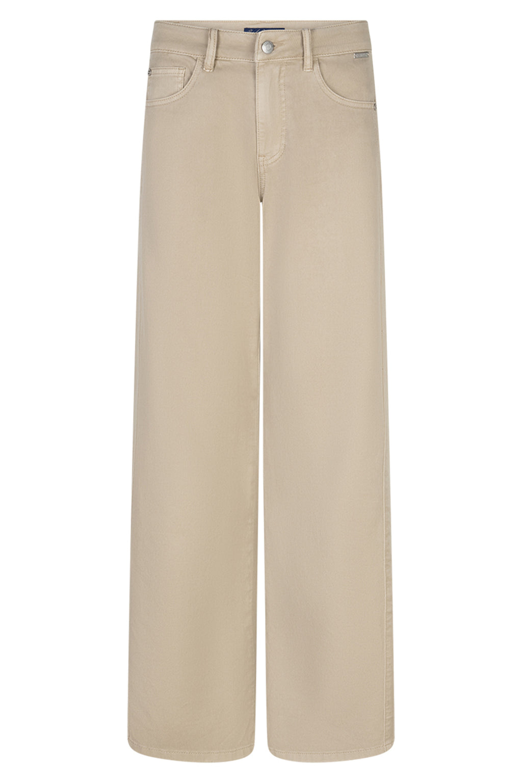 Red Button SRB4752A Claudette Pebble Slanted Seams Twill Trousers