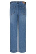 Red Button SRB4760 Conny Midstone Blue Pressed Crease Jeans