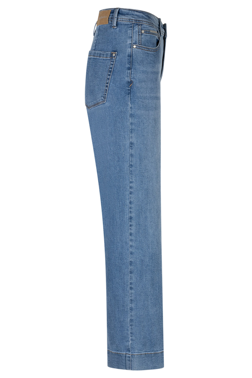 Red Button SRB4760 Conny Midstone Blue Pressed Crease Jeans