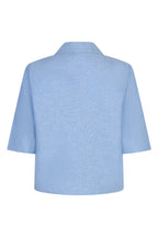 Red Button SRB4771 Blazer Light Blue Linen Blend Melange Jacket