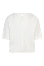 Red Button SRB4863A Skyler Off White Linen Blend Top
