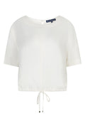 Red Button SRB4863A Skyler Off White Linen Blend Top