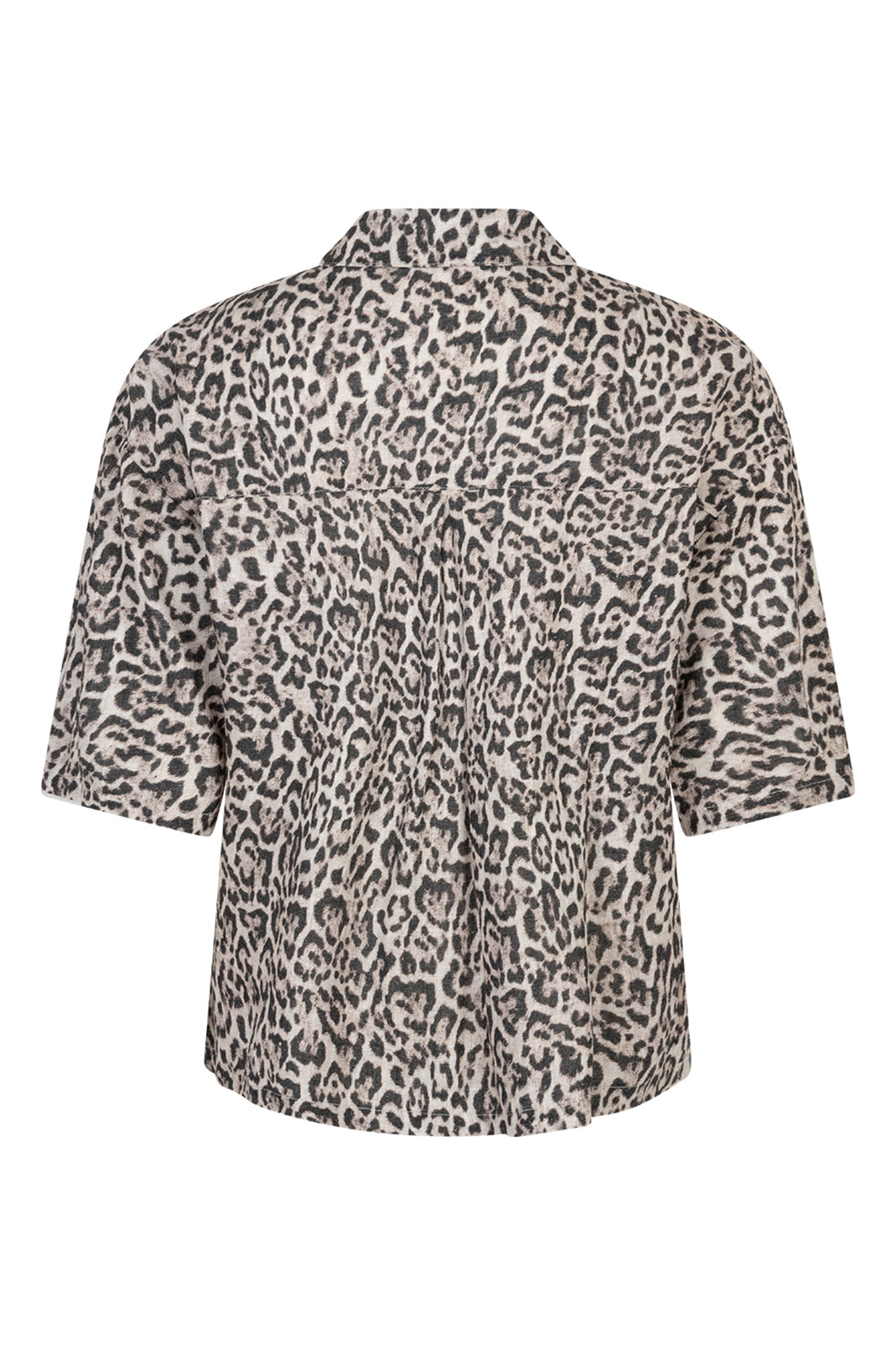 Red Button SRB4864 Nora Pebble Leopard Print Linen Blouse