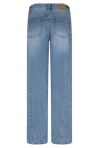 Red Button SRB4907 Light Blue Claudette Slanted Seam Jeans
