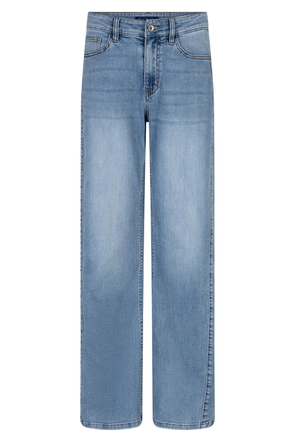 Red Button SRB4907 Light Blue Claudette Slanted Seam Jeans