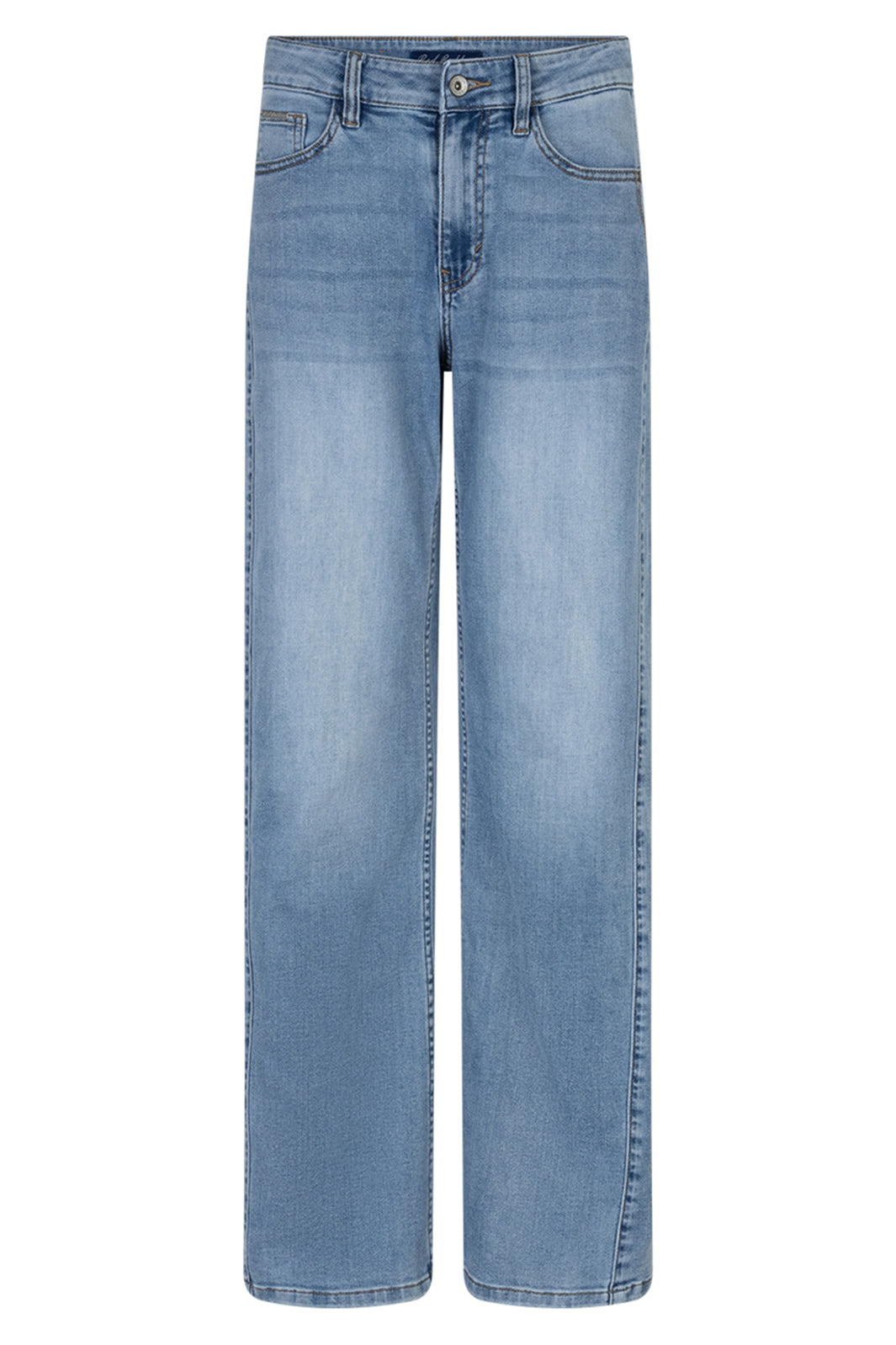 Red Button SRB4907 Light Blue Claudette Slanted Seam Jeans