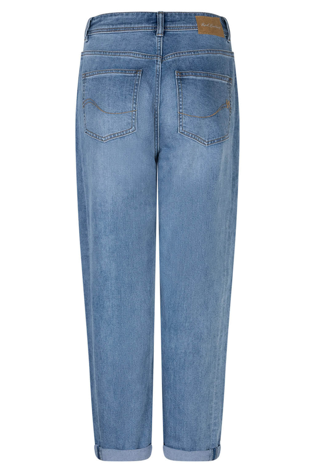 Red Button SRB4911 Caitlina Mid Stone Blue Sidepatch Jeans