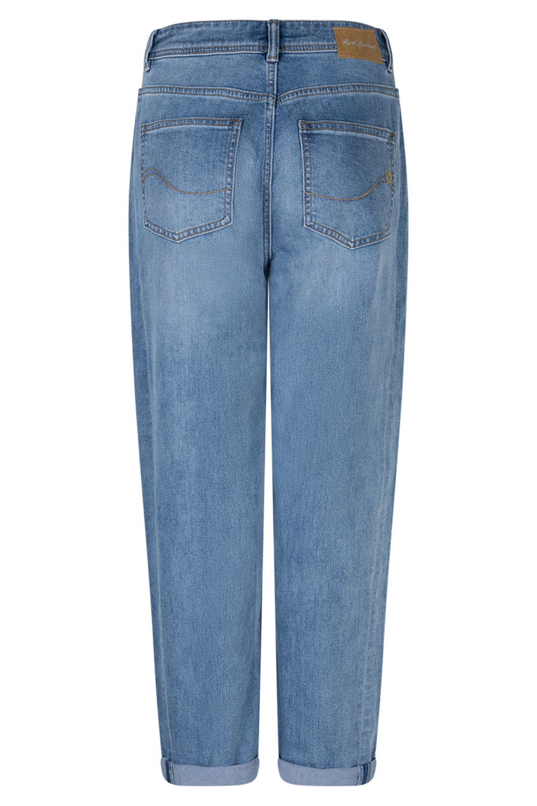 Red Button SRB4911 Caitlina Mid Stone Blue Sidepatch Jeans