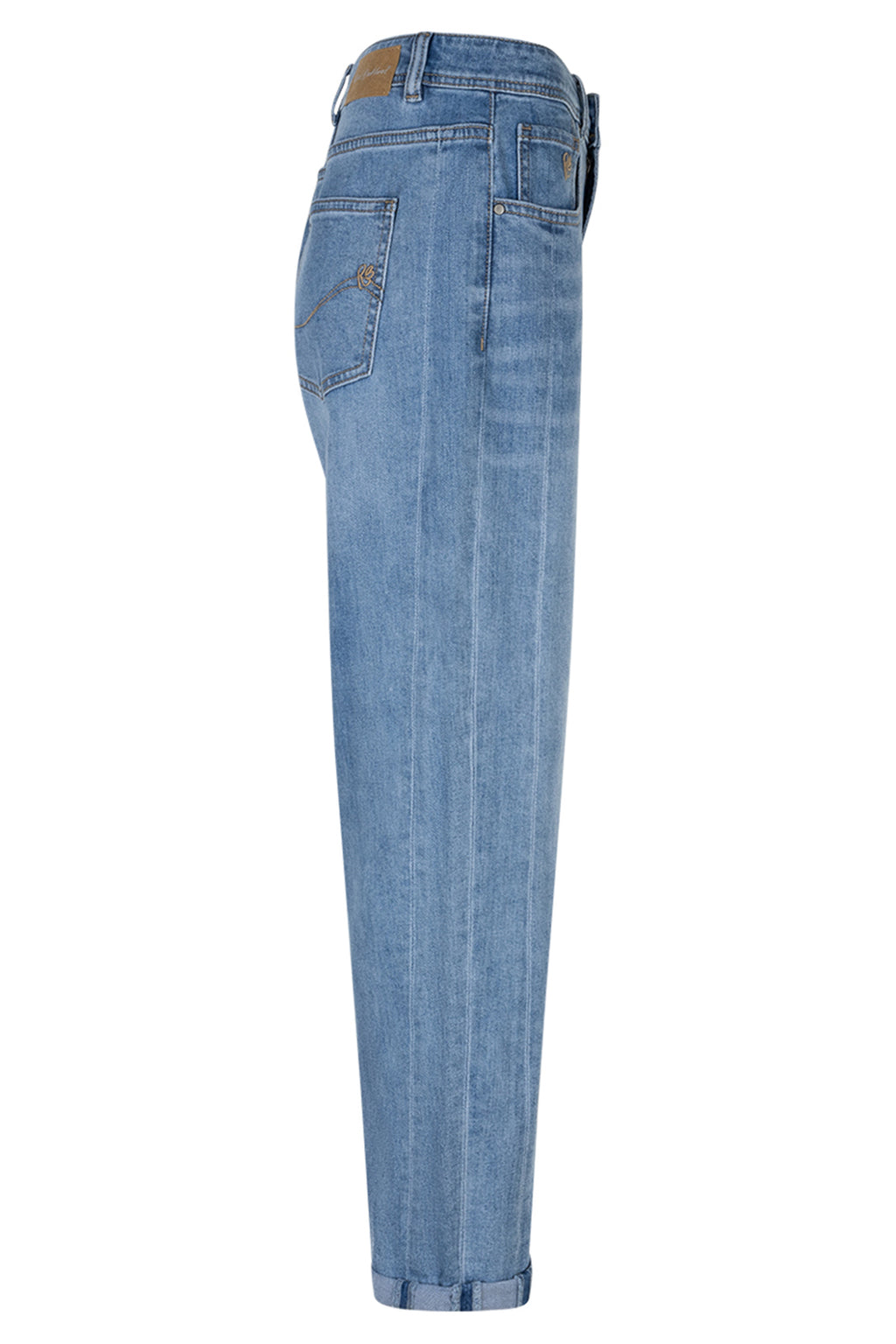 Red Button SRB4911 Caitlina Mid Stone Blue Sidepatch Jeans