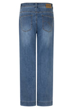 Red Button SRB4969 Colette Stone Used Blue Slanted Pockets Jeans