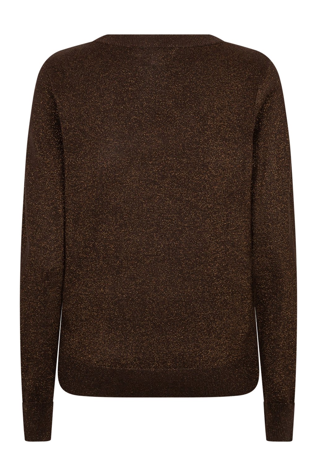 Red Button Sweet Sparkle brown metallic knit top at OSO Boutique