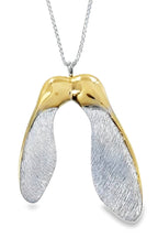 Reeves & Reeves Super Size Sycamore Silver & Gold Vermeil Necklace BB01, pendant packshot