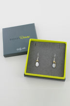 Reeves & Reeves Sycamore Silver & Gold Vermeil Earrings BB165, in gift box