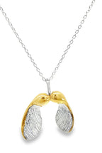 Reeves & Reeves Sycamore Silver & Gold Vermeil Necklace BB164, packshot