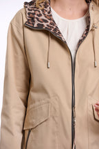 Rino & Pelle Faylinn Oat Beige Reversible Short Coat 7002621