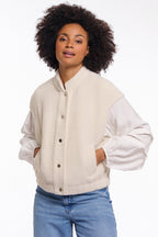 Rino & Pelle Teuntje Birch Cream Boxy Waistcoat Cardigan 7002621