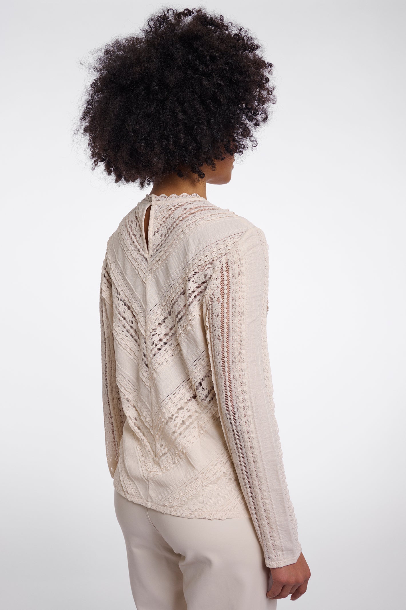 Rino and Pelle Aerin birch long sleeve top at OSO Boutique