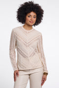 Rino and Pelle Aerin birch long sleeve top at OSO Boutique