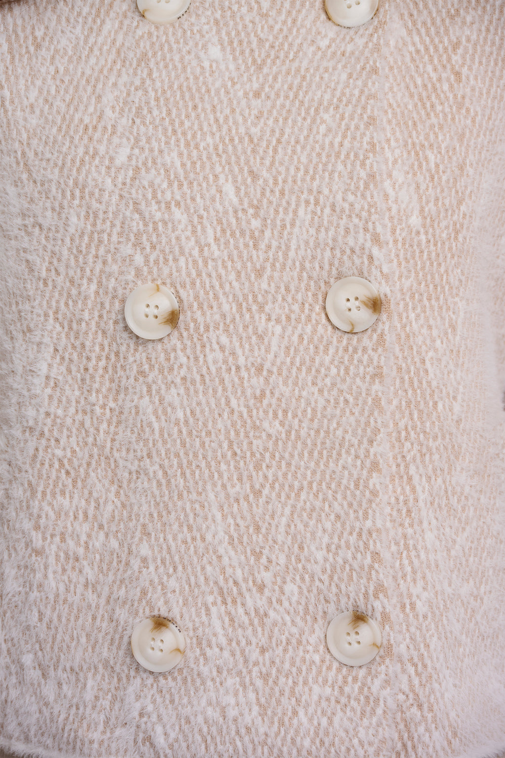Rino and Pelle Beth beige herringbone short jacket at OSO Boutique