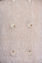 Rino and Pelle Beth beige herringbone short jacket at OSO Boutique