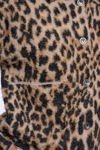Rino and Pelle Bubbly light leopard boxy jacket at OSO Boutique