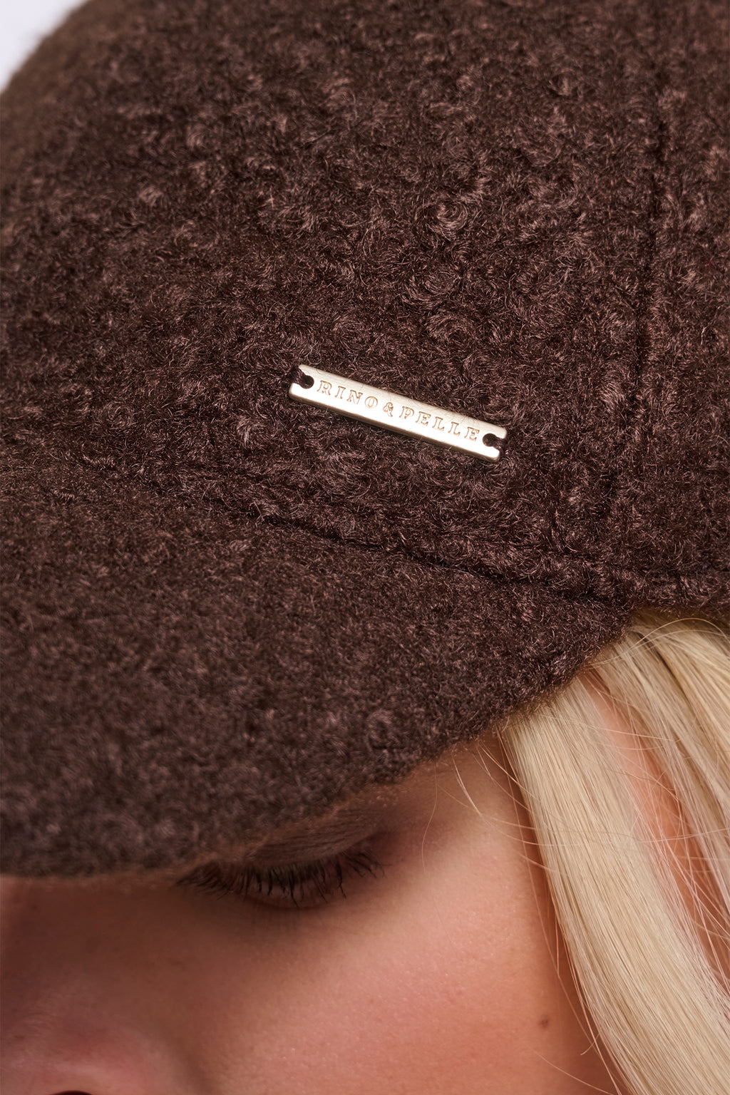 Rino and Pelle Scala dark brown cap at OSO Boutique