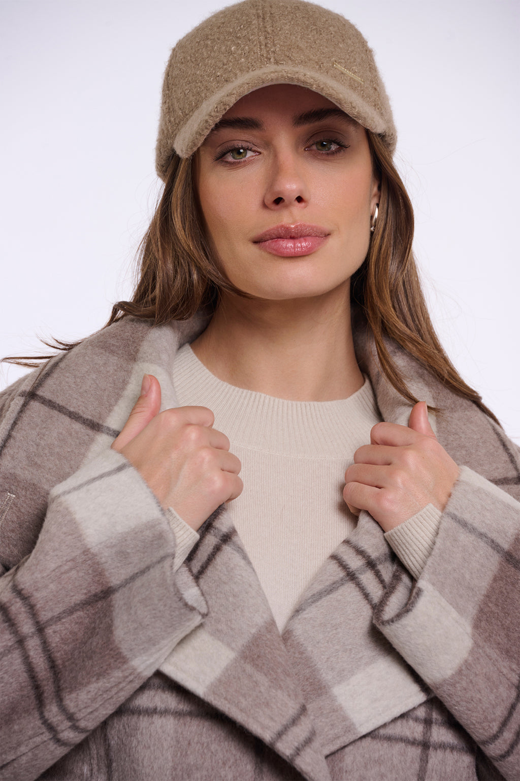 Rino and Pelle Scala mocha latte cap at OSO Boutique
