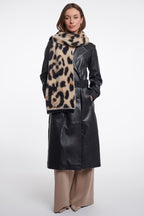 Rino and Pelle Tuli big leopard print scarf at OSO Boutique