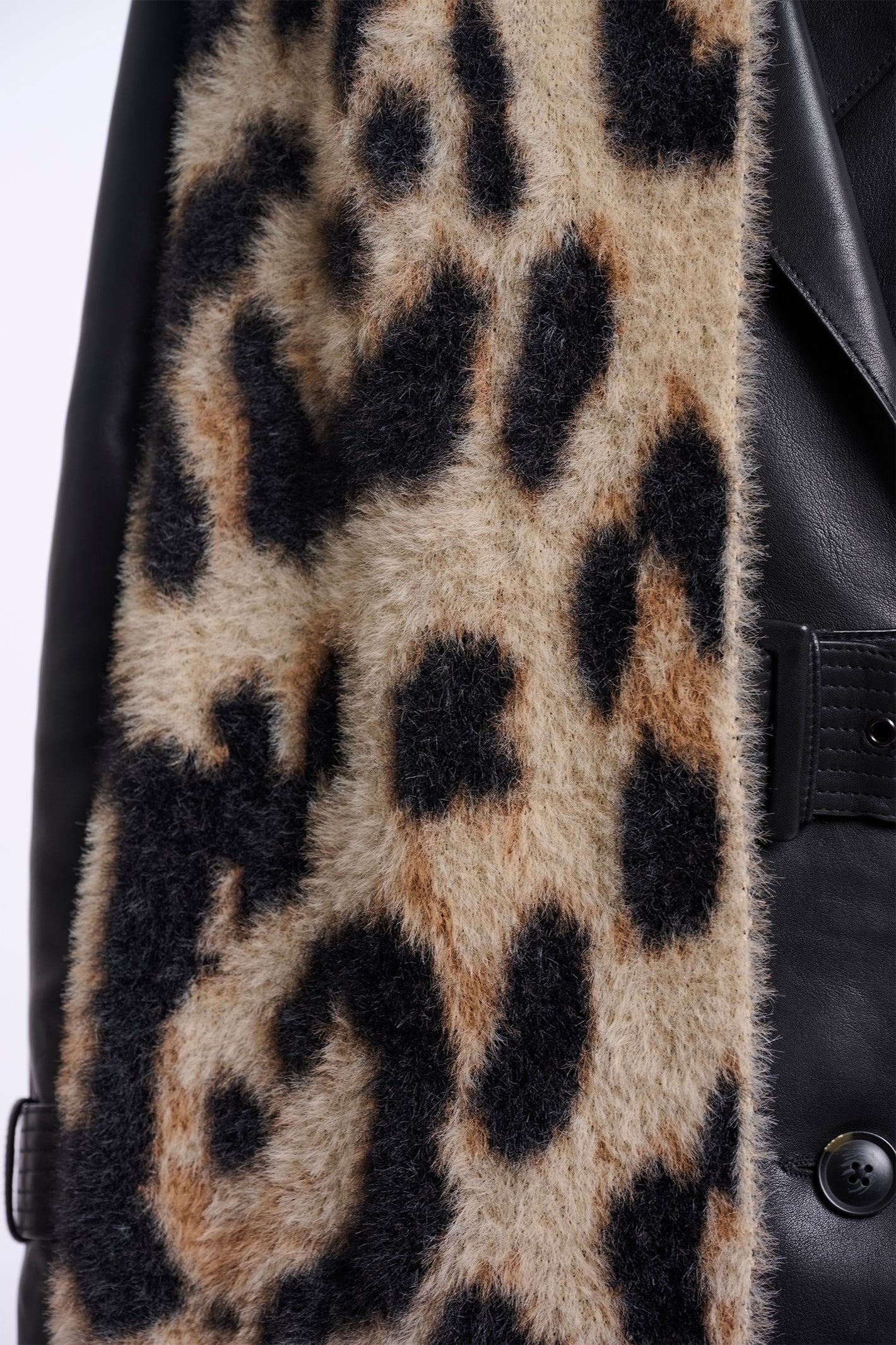 Rino and Pelle Tuli big leopard print scarf at OSO Boutique