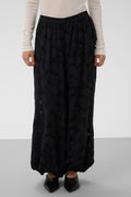 Soaked SLFelina Black Balloon Trousers 30409612-194008, front view