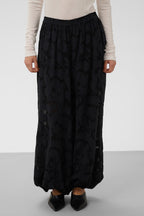 Soaked SLFelina Black Balloon Trousers 30409612-194008, front view