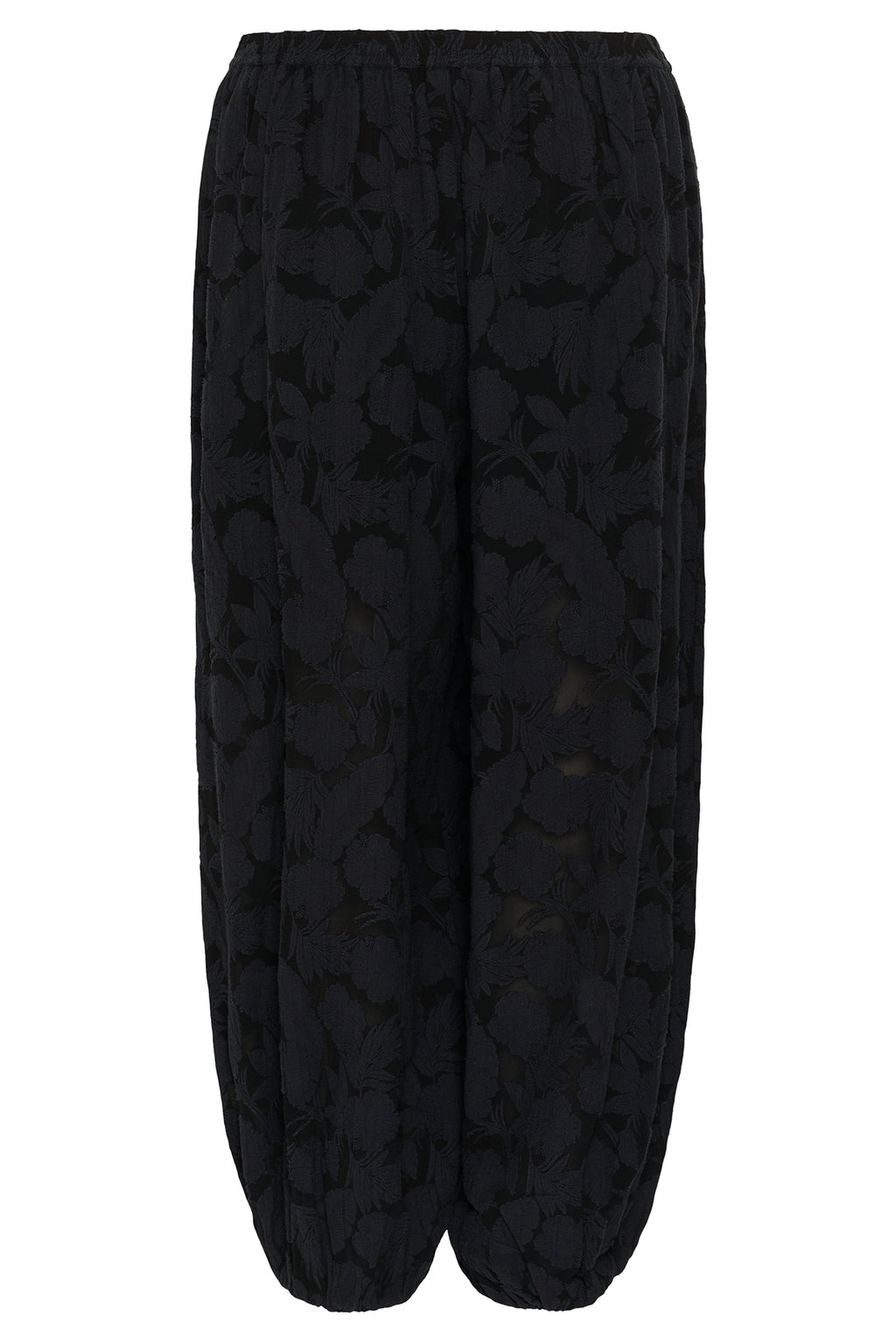 Soaked SLFelina Black Balloon Trousers 30409612-194008, back packshot
