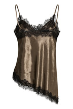 Soaked SLIrianne Morel Brown Lace Camisole Top 30409418-190808, back packshot
