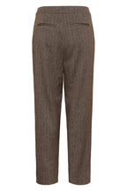 Soaked SLKango Ganache Herringbone Brown Trousers 30409492-305270, back packshot