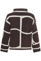 Soaked SLSorea Winetasting Melange Monogram Brown Funnel Neck Pullover Jumper 30408778-305527, back packshot