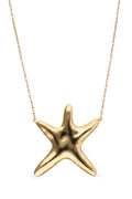 UNOde50 gold starfish long necklace at OSO Boutique