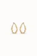 UNOde50 Marea gold hoop earrings at OSO Boutique