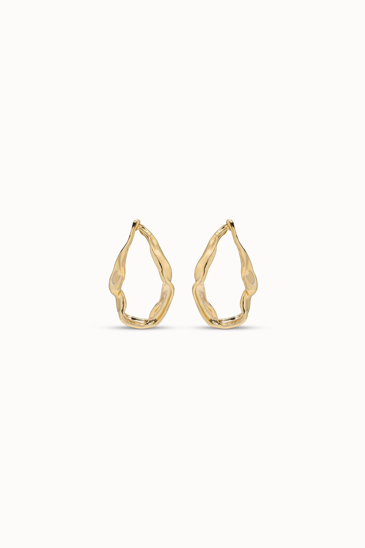 UNOde50 Marea gold hoop earrings at OSO Boutique
