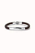 UNOde50 Ser Natural brown leather bracelet at OSO Boutique