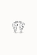 UNOde50 silver angel wing ring at OSO Boutique