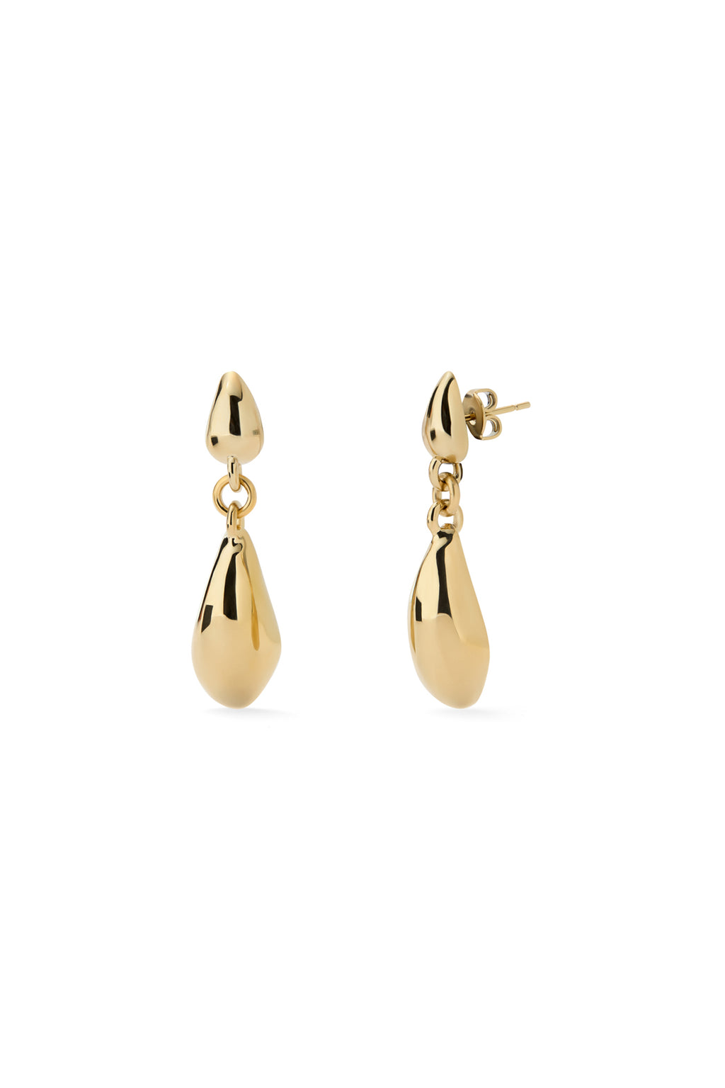 UNOde50 Axis Gold Earrings PEN1082, packshot