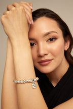 UNOde50 Bohemian Silver Bracelet PUL2368, worn