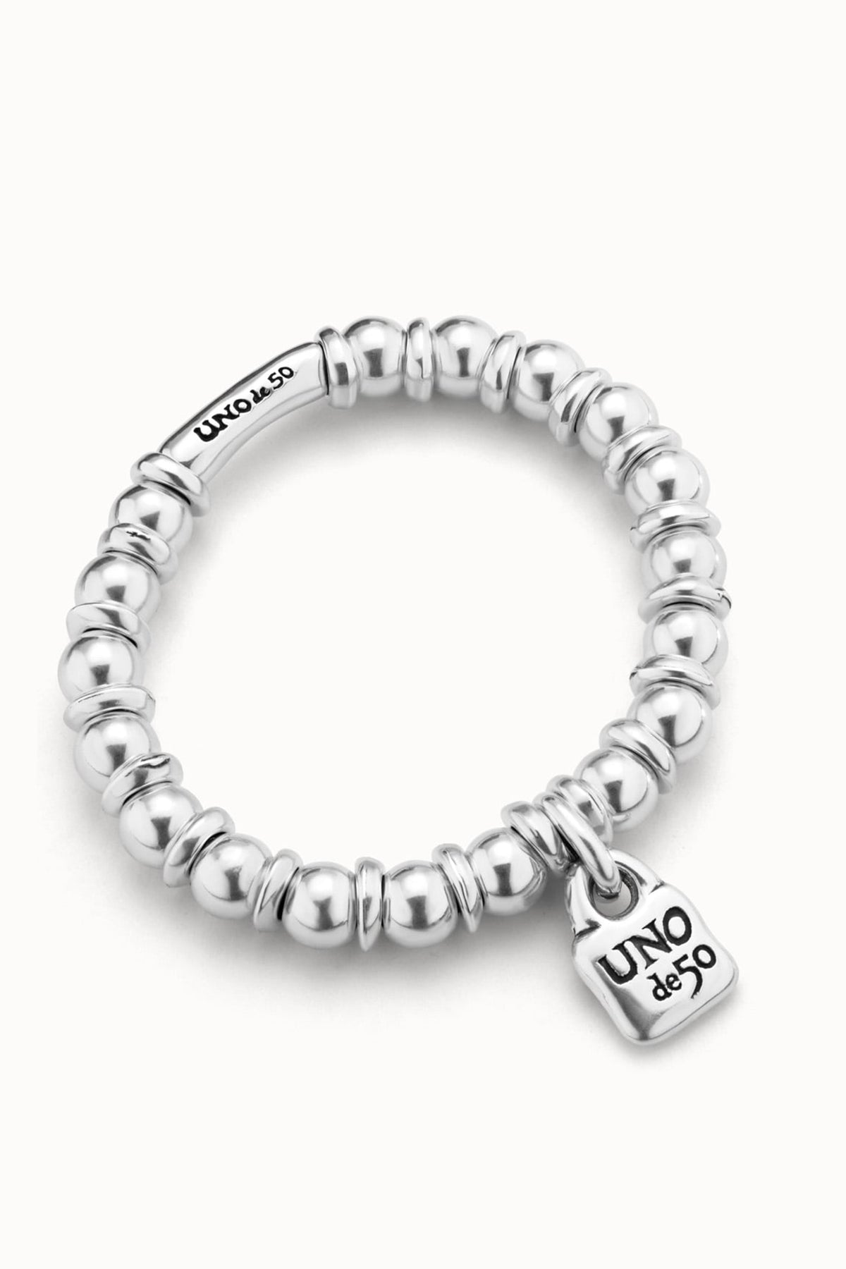 UNOde50 Bohemian Silver Bracelet PUL2368, clasp view