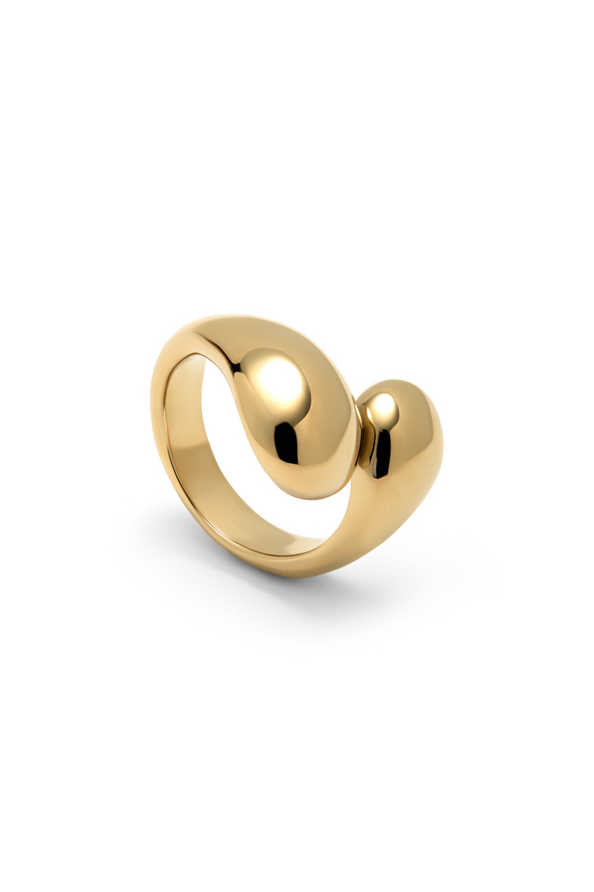 UNOde50 Corium Gold Ring ANI0873, angled packshot