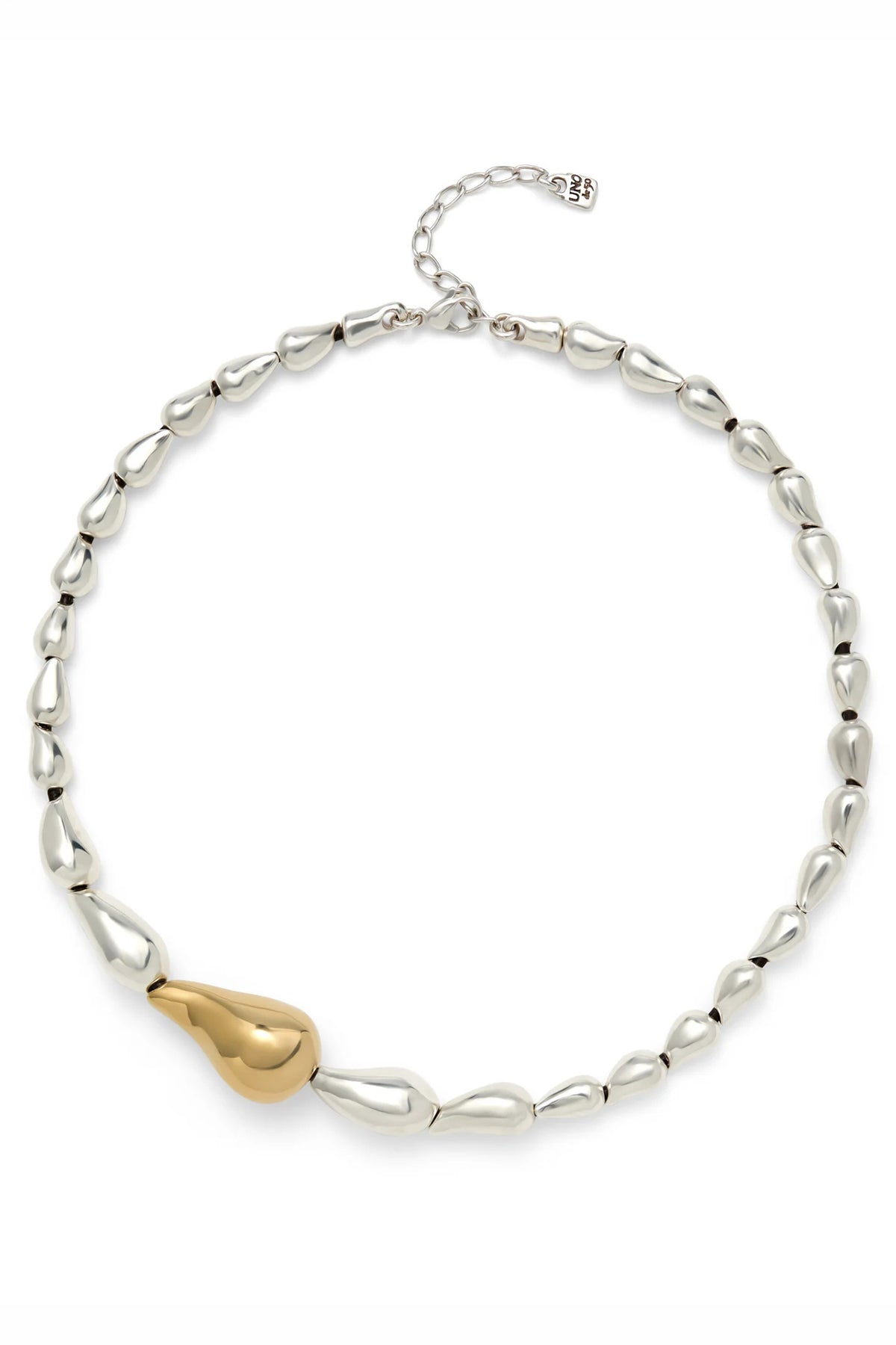 UNOde50 Medelux Gold & Silver Necklace COL2089, packshot