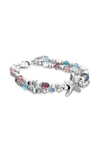 UNOde50 Prisma Silver Bracelet with Crystals & Starfish PUL2658, side view