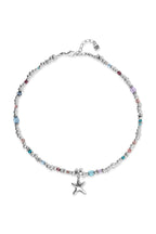 UNOde50 Prisma Silver Necklace with Crystals & Starfish COL2095, packshot