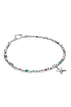 UNOde50 Prisma Silver Necklace with Crystals & Starfish COL2095, side view