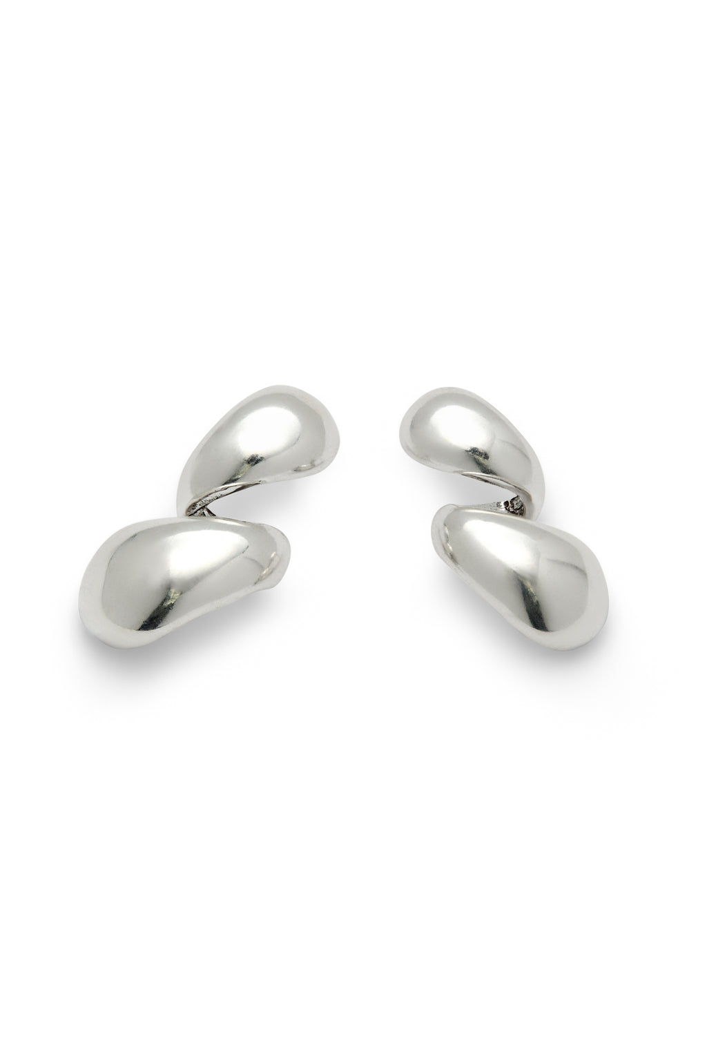 UNOde50 Sterling Silver Essentials Earrings PEN1079, angled packshot