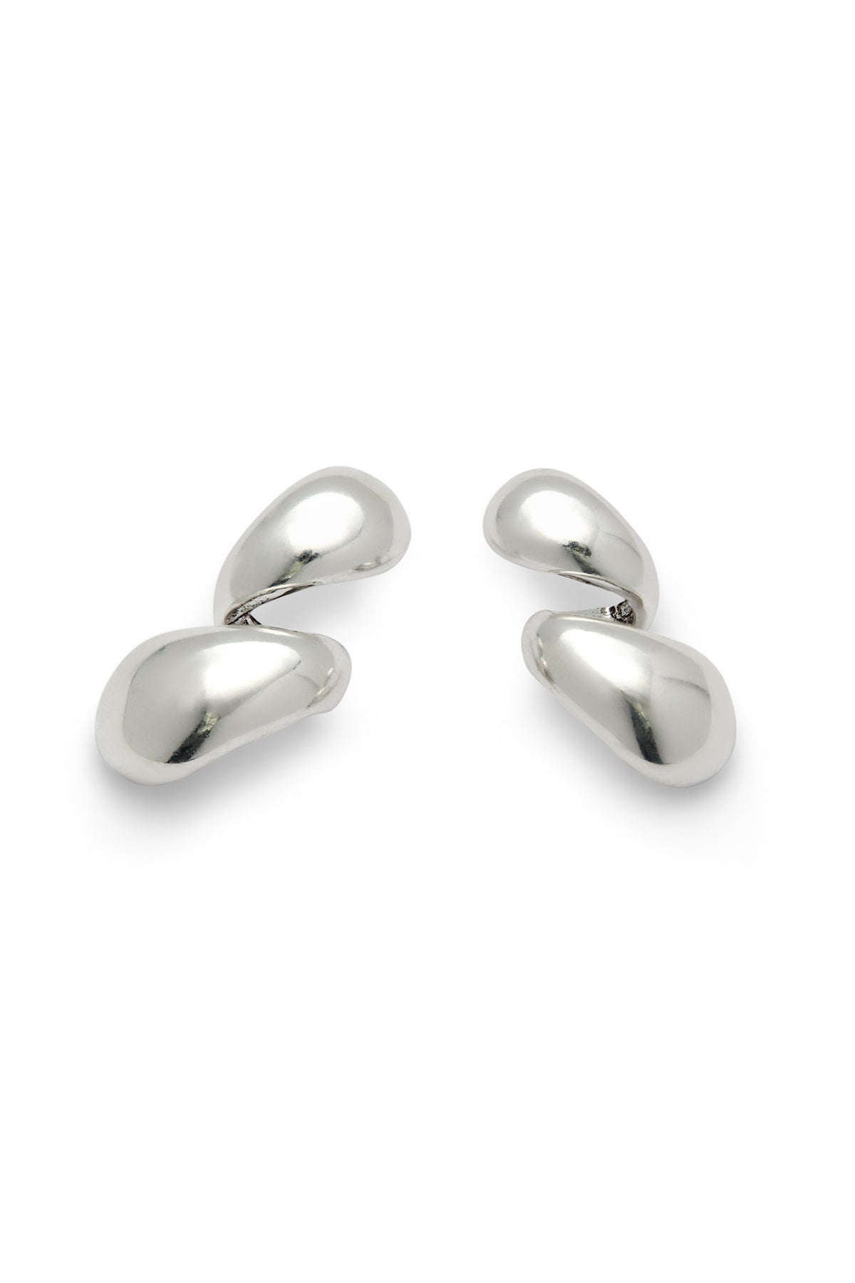 UNOde50 Sterling Silver Essentials Earrings PEN1079, angled packshot